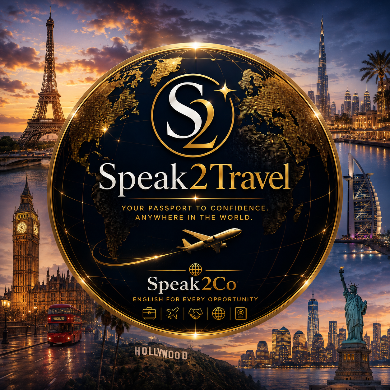 Logomarca Speak2Travel
